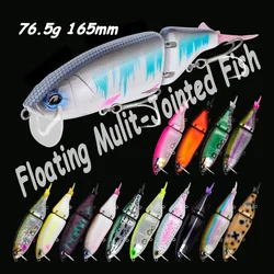 1PCS Swimbait DRT Klash 9 Fishing Lure 165mm 77g Artificial Hard Bait Jointed Fishing Pesca Accesorios for Predator Wobbler Pike