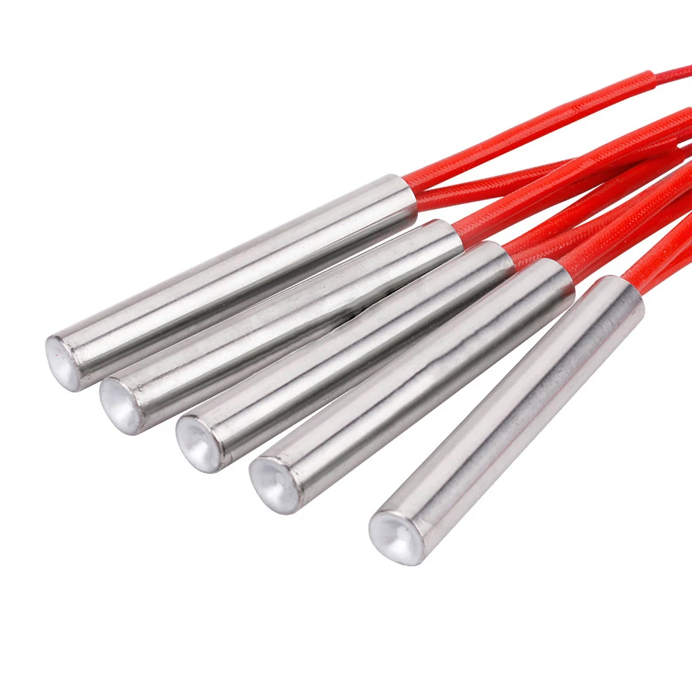 1PCS Mold Cartridge Heaters Heating Element Cylindrical Tubular Ignition Igniter Hot Rod 6mm/8mm/10mm Tube AC220V 100W 150W 200W