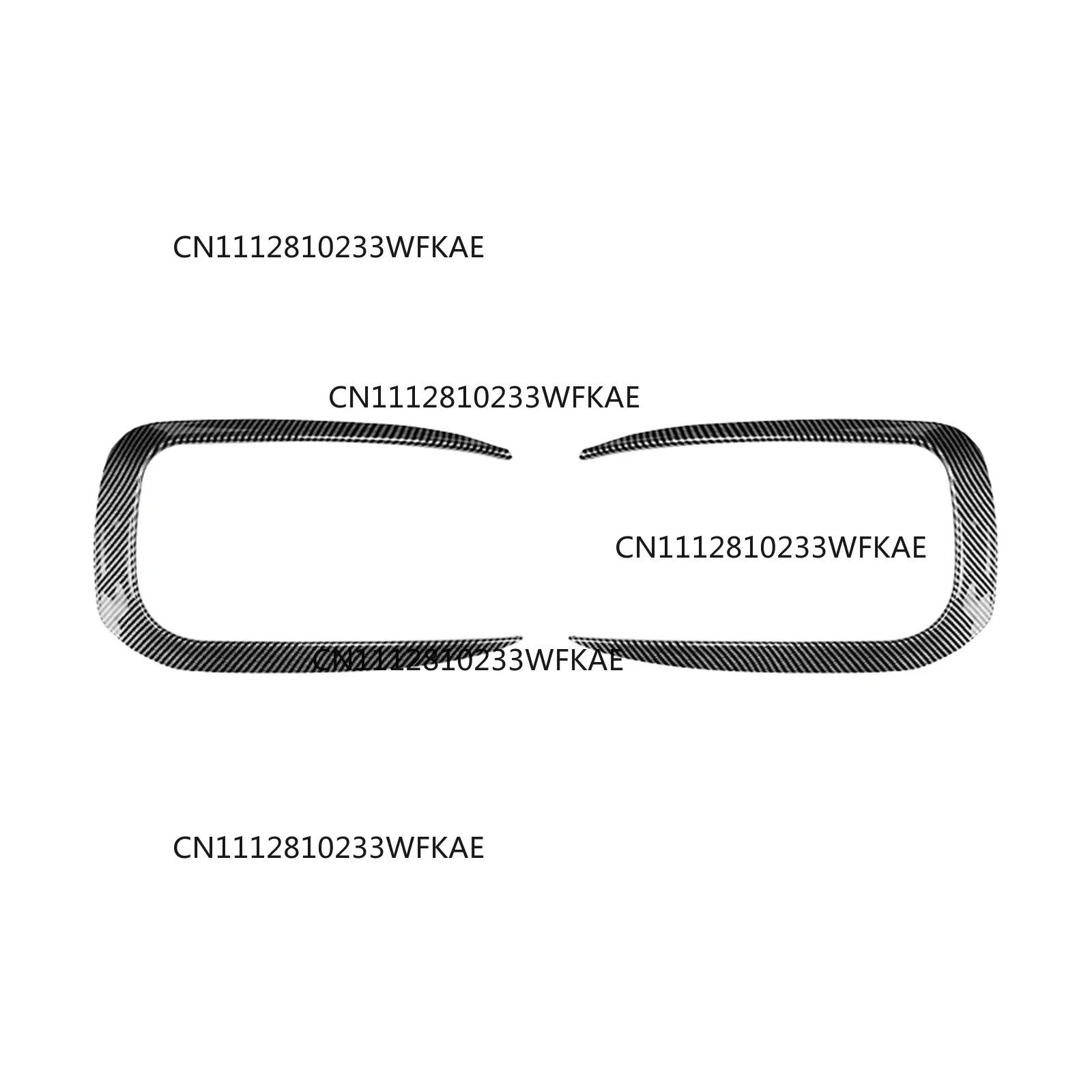 Front Bumper Side Vent Cover Trim For BMW 1 Series F20 F21 M Sport 2012-2019 Air Intake Frame Hood Bezel Canard Spoiler Splitter