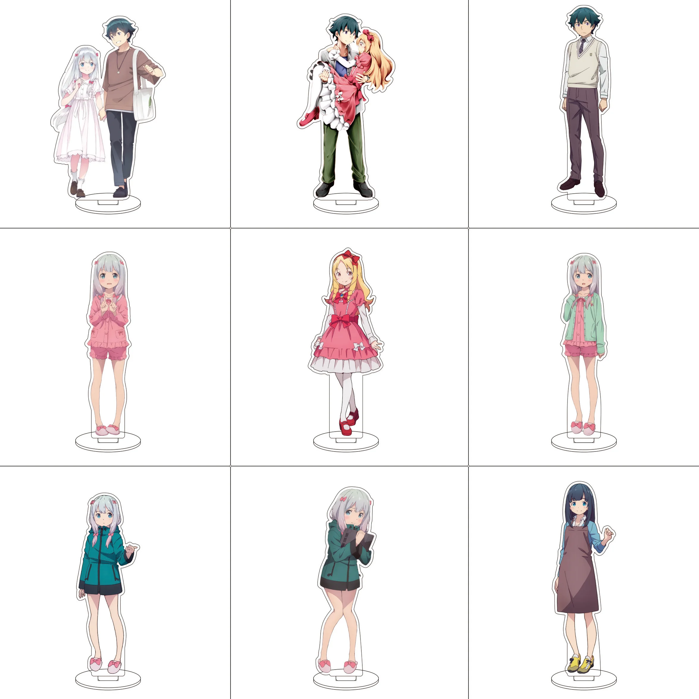 Anime Eromanga Sensei acrílico soporte adornos Izumi Sagiri Senjyu Muramasa Yamada elfo Masamune Izumi figura soporte regalo de Halloween