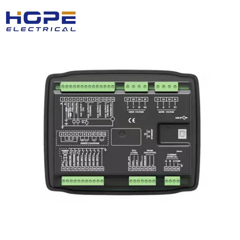 Original HGM6120CAN Automatic Start Generator Controller Compatible The Automation System Composed By Mains and Genset