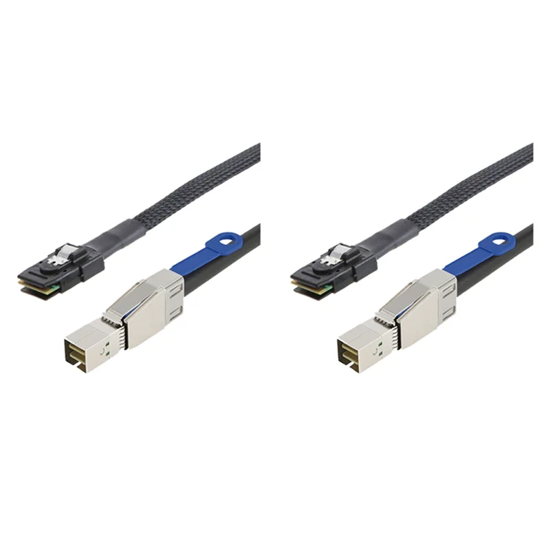 

OFSS-2X MINI SAS HD To MINI SAS 36PIN Adapter Cable SFF-8644 To SFF-8087 Server Hard Disk Cable 12Gbps 3.33TF/1M