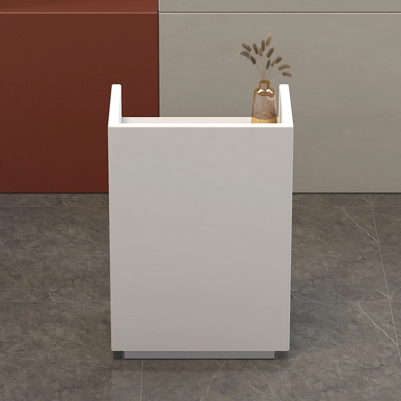

Painting small checkout page 4S store welcome desk mini reception desk cosmetics bar small shopping guide front desk