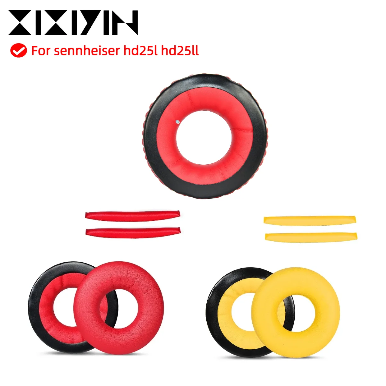 

Replacement Ear Pads or Headband for Sennheiser HD25-1 II HD25 HD25SP 25SP-II Headphones Ear Cushions, Headset Earpads,Earmuffs