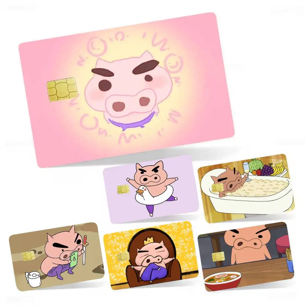 

B-BURIBURI ZAEMON 4pcs 1Set Card Stickers Small Waterproof Chip 4PCS Card Sticker Anti-Scratch