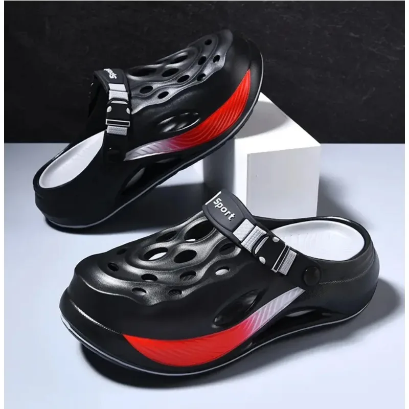 

2025 модные сандалии, водонепроницаемые тапочки, женская обувь, летние уличные шлепанцы, мягкая, удобная, износостойкая и противоскользящая обувь