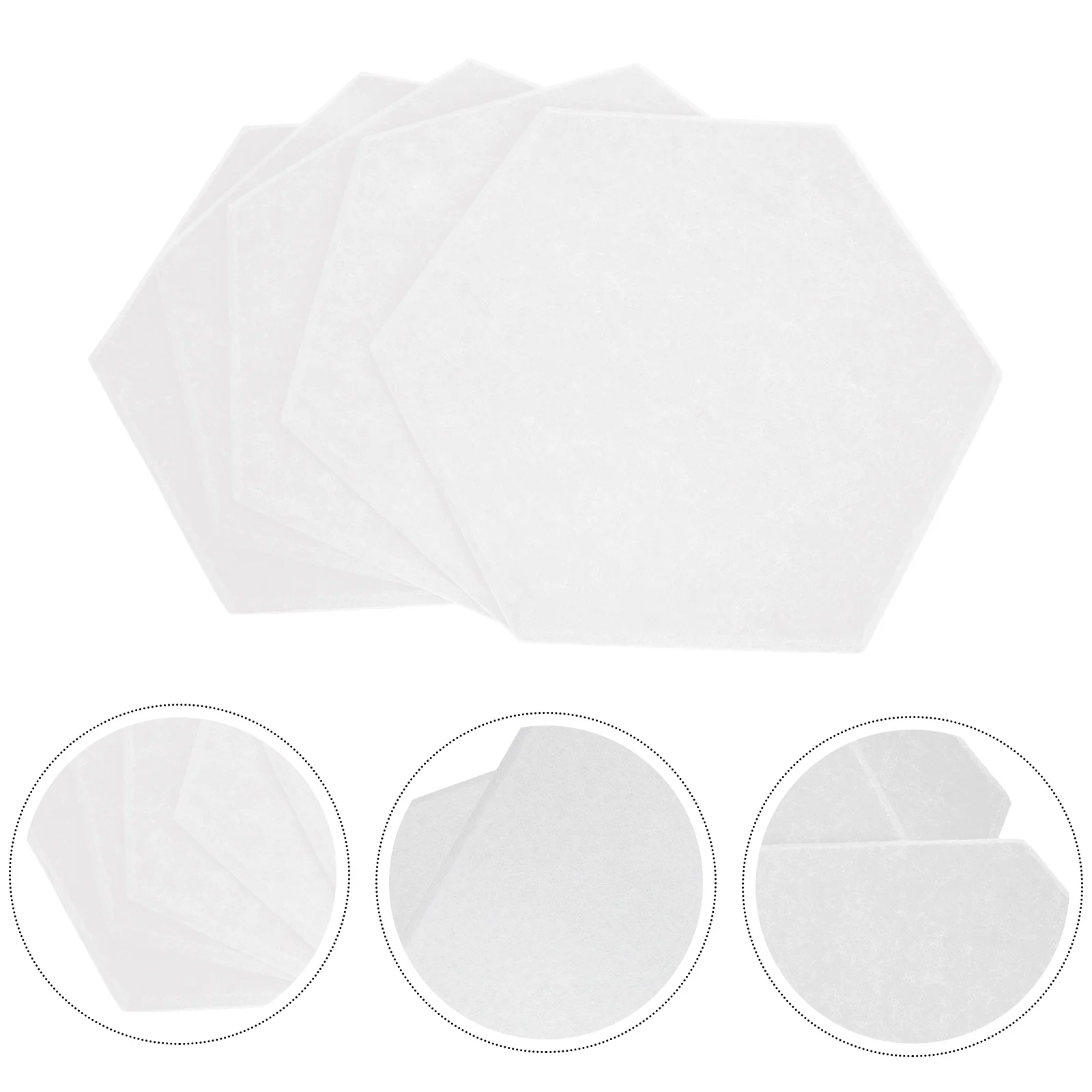 

5Pcs Acoustic Panel Sound Insulation Board Polyester Fiber Noise Dampening Soundproofing for Studio Gym School