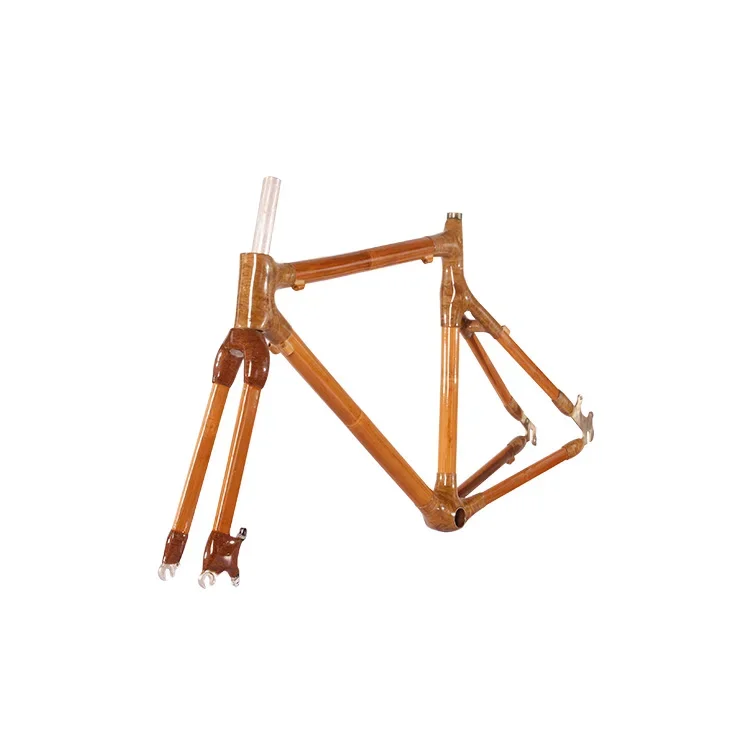 Professional Factory Eco-friendly Bamboo Bicycle Frame Disc Brake Aluminum Road Bike Frame