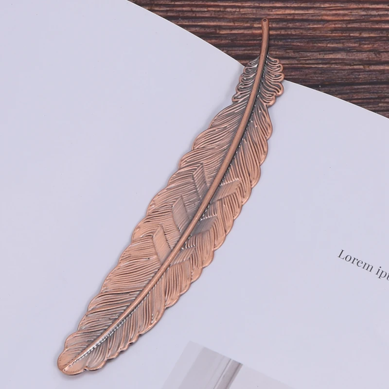 27 Pieces Of Metal Bookmarks Feather Bookmarks Feather Bookmarks For Students