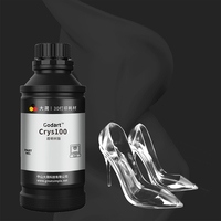 Resin Transparent 3D Printing Photosensitive UV No Cracking High Transparency Precision Hardness Few Bubbles Low Odor 405nm