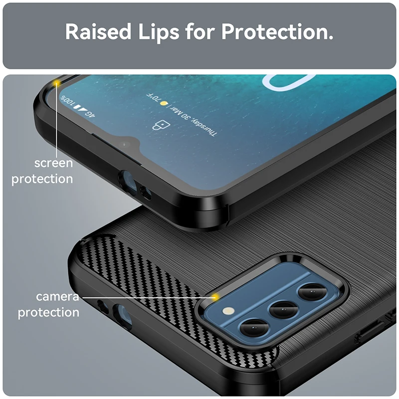 New Phone Case For Nokia 1 2 3 4 5 6 7 8 For Nokia 1.4 2.3 5.4 6.1 7.2 8.1 8.3 8V Silicone Fall and Collision Protection Cover