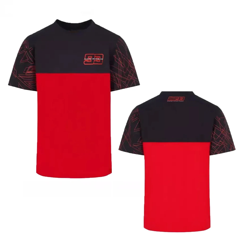 New Official Marc Marquez T shirt Men\'s T-Shirt Short Sleeve, Athletic Cut, Crew Neck Basic Tee Shirt