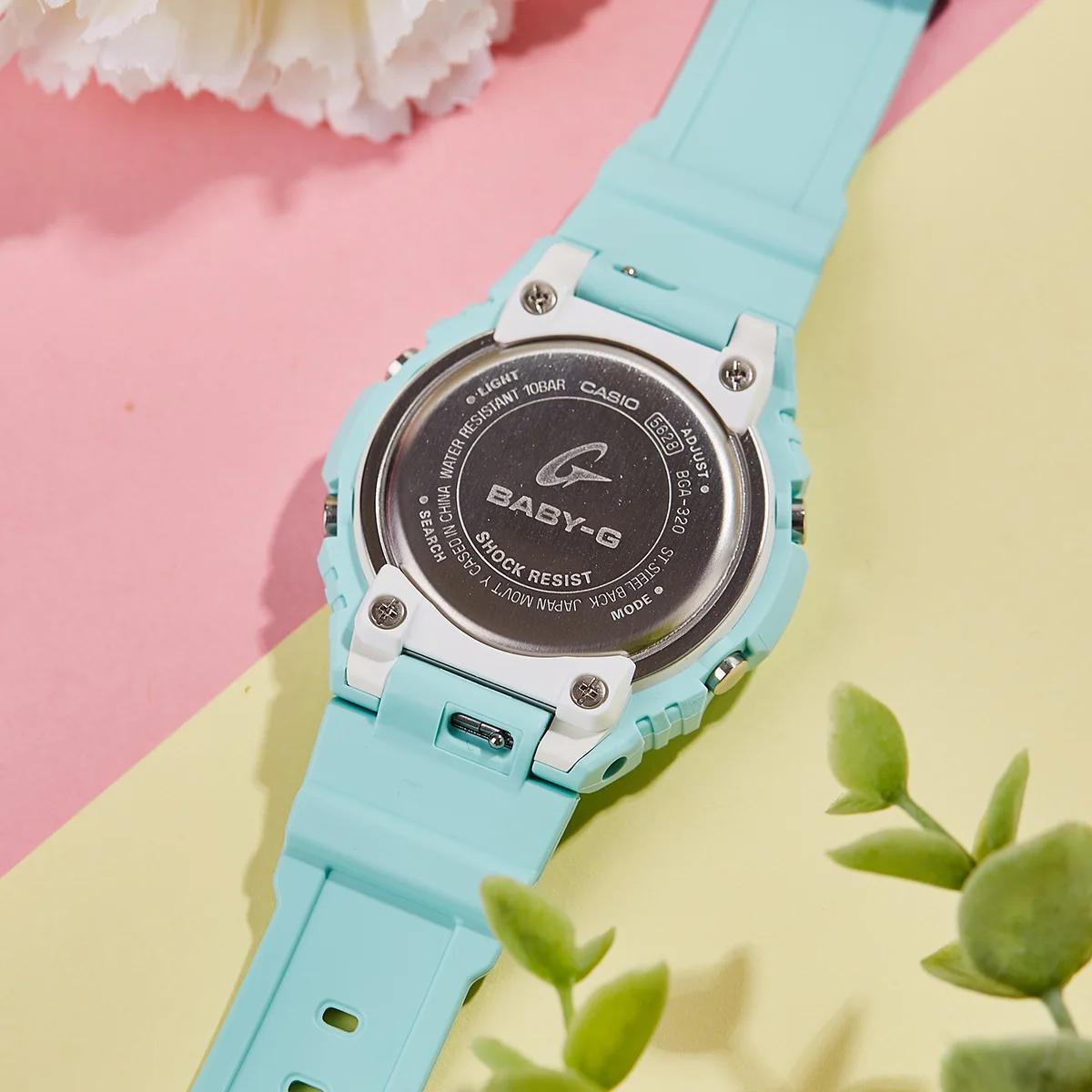 Casio-reloj electrónico multifunción para mujer, cronógrafo deportivo resistente al agua, BGA-320, modelos nuevos, 2023