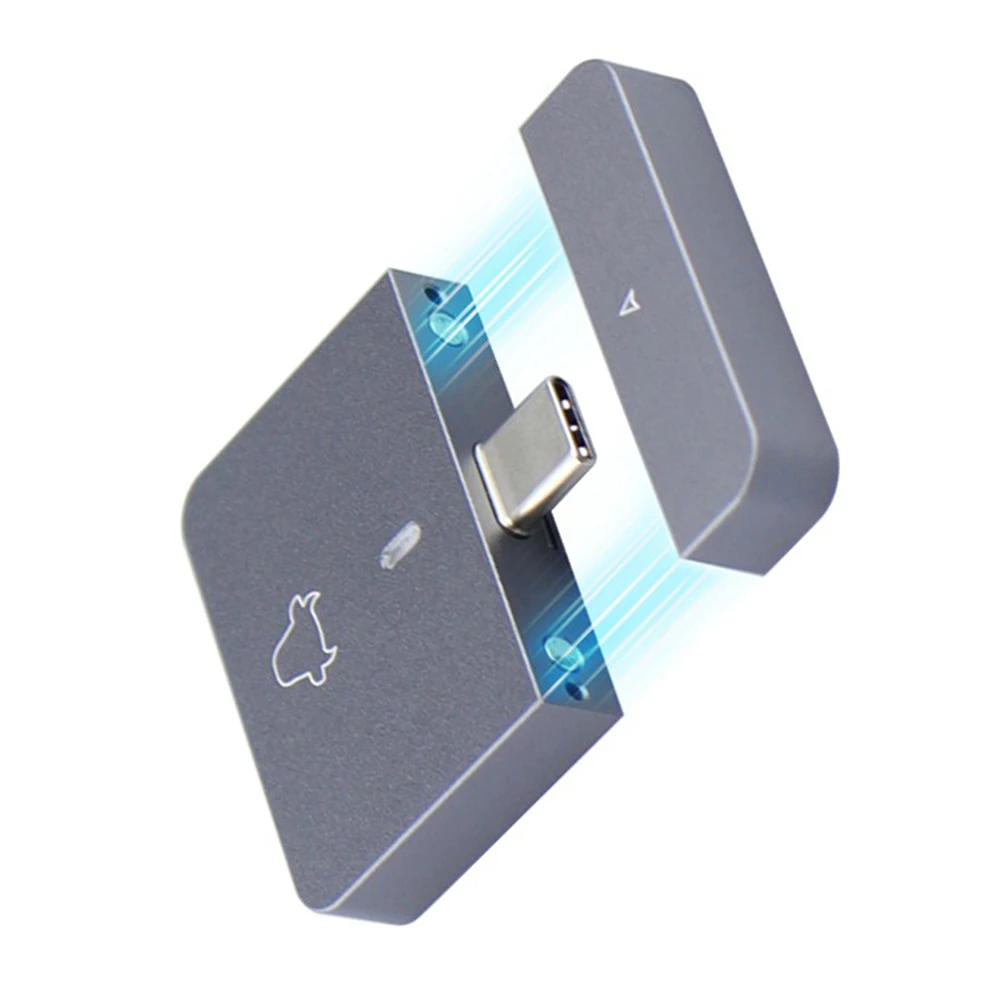 Caja SSD Plug and Play M.2 NVMe 2230 Caja de disco de estado sólido móvil USB3.2 Gen2 Caja SSD externa Aleación de aluminio para M2 2230