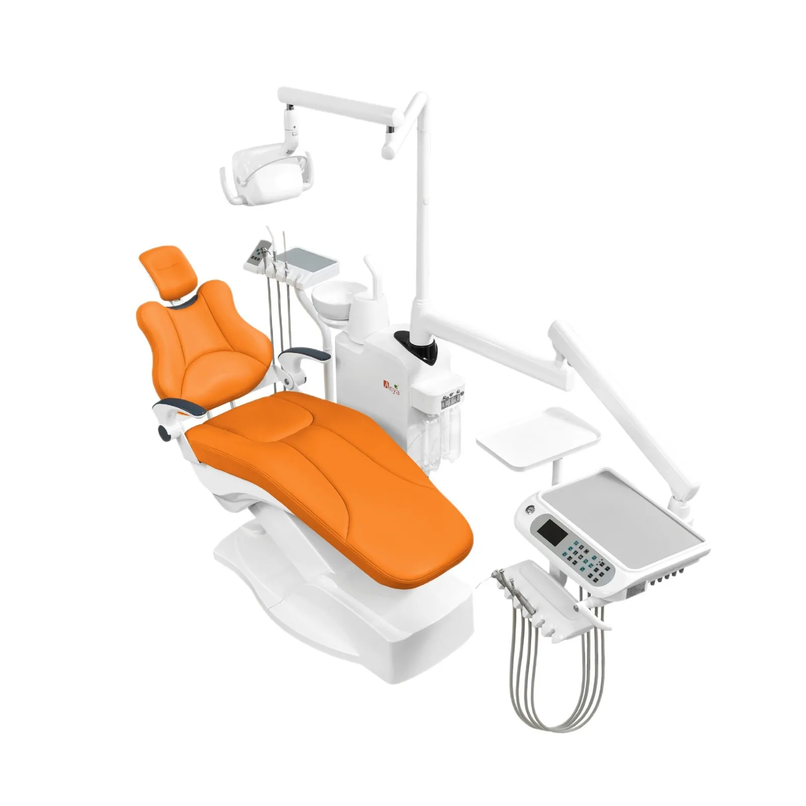 Fauteuil dentaire, fauteuil de traitement buccal avec appuie-tête et dossier réglables, fauteuil patient dentiste, lit de traitement dentaire