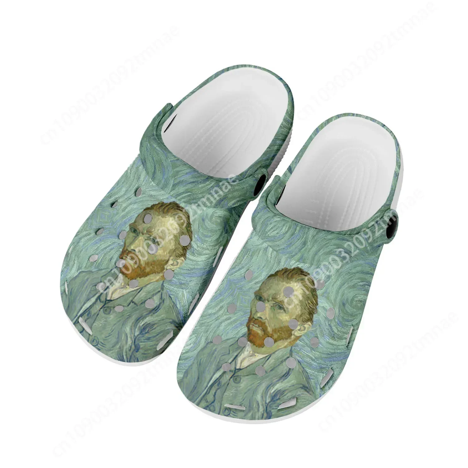 Van Gogh Oil Paint Self Portrait Home Clogs Custom Water Shoes Mens Womens Teenager Shoe Garden Breathable Beach Hole Slippers