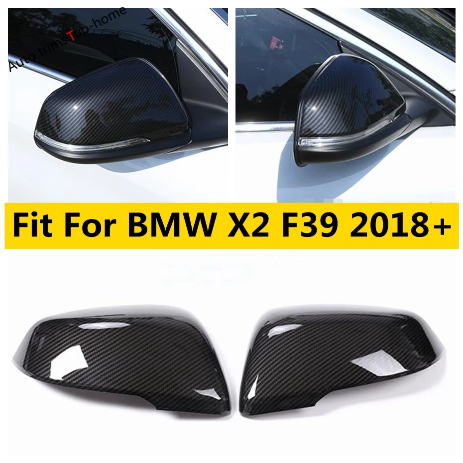 

Outside Door Rearview Mirror Decor Protector Shell Cover Housing Trim Fit For BMW X2 F39 2018 - 2021 Car Accessories