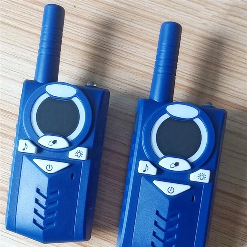 2PCS Walkie Talkies For Kids With 22 Channels & 3 Mile Range Blue ABS For Outdoor Hiking Camping For 3-12 Year Old Boys Girls