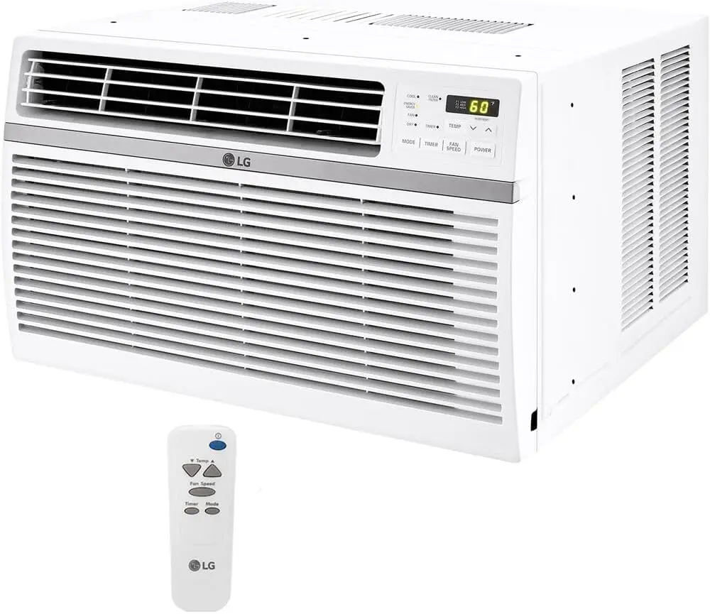 8,000 BTU Window Air Conditioner, 115V, Cools 340 Sq.Ft. for Bedroom, Living Room, Apartment, Quiet Operation