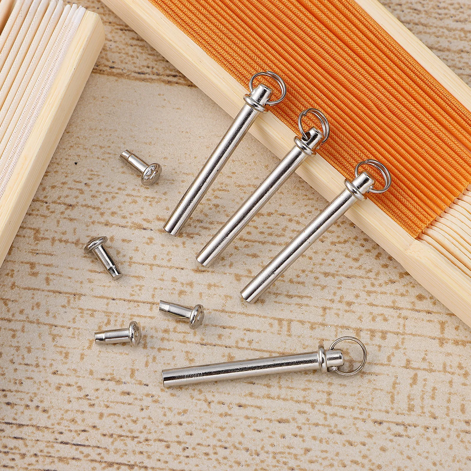5 Sets Folding Fan Shaft Rivets And Nuts Handheld Fan Repairing Kit Hand Fans Fastener Rivet Nuts Replacement Fasteners For Fan