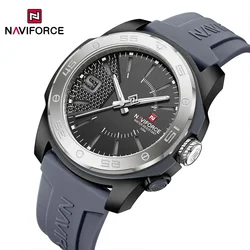 NAVIFORCE Fashion Quartz Man Watch Military Casual Sport Silicone Watches Luminous Waterproof Men Wristwatch Clock Reloj Hombre