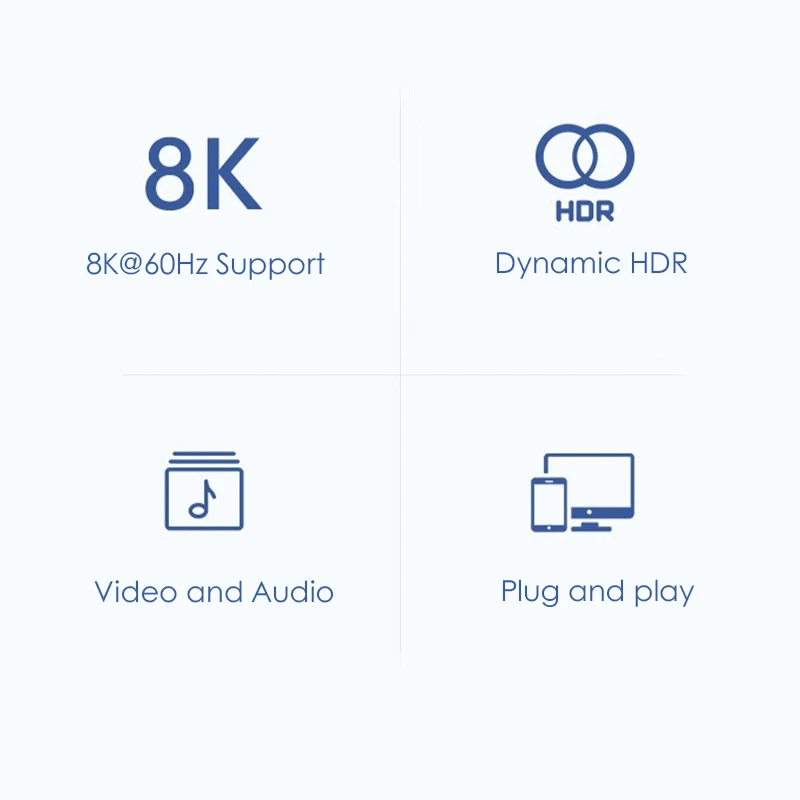 NEW USB Type C To DP 8K@60 Displayport Converter Cable Adapter USB-C DP1.4 Display Port Dynamic HDR 4K/144Hz for Macbook Display