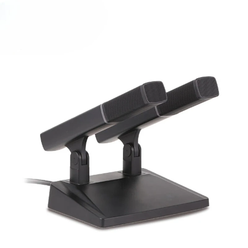 Professional double head conference microphone condenser conference microphone with switch