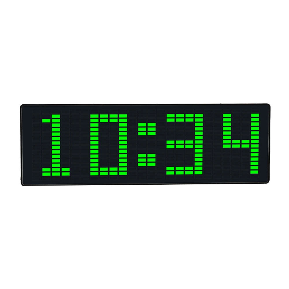 LED Music Spectrum Rhythm Display RGB Light Electronic Clock Voice Activated Car Audio Level Indicator VU Meter Atmosphere Lamp