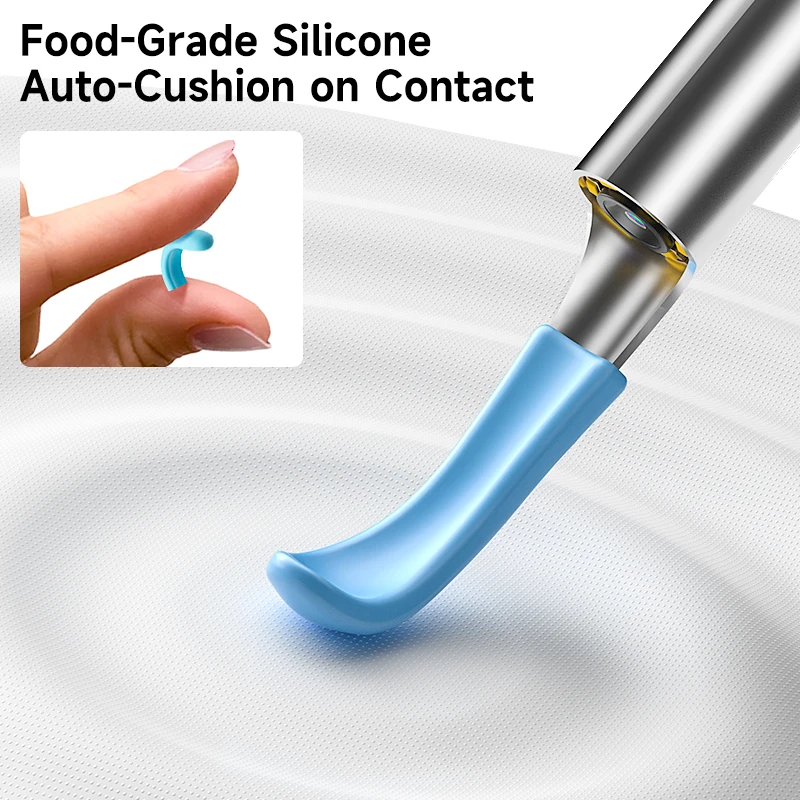 4.2 مللي متر كاميرا المحمولة الأذن ملعقة البصرية الأذن تنظيف كاميرا الأذن الشمع تنظيف واي فاي اللاسلكية الأذن ملعقة لشاومي هواوي آيفون