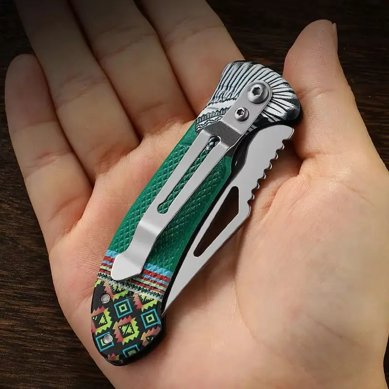1 piece folding knife for eating meat knife for cutting fruit knife for roasting sheep stainless steel knife kitchen tools image 3