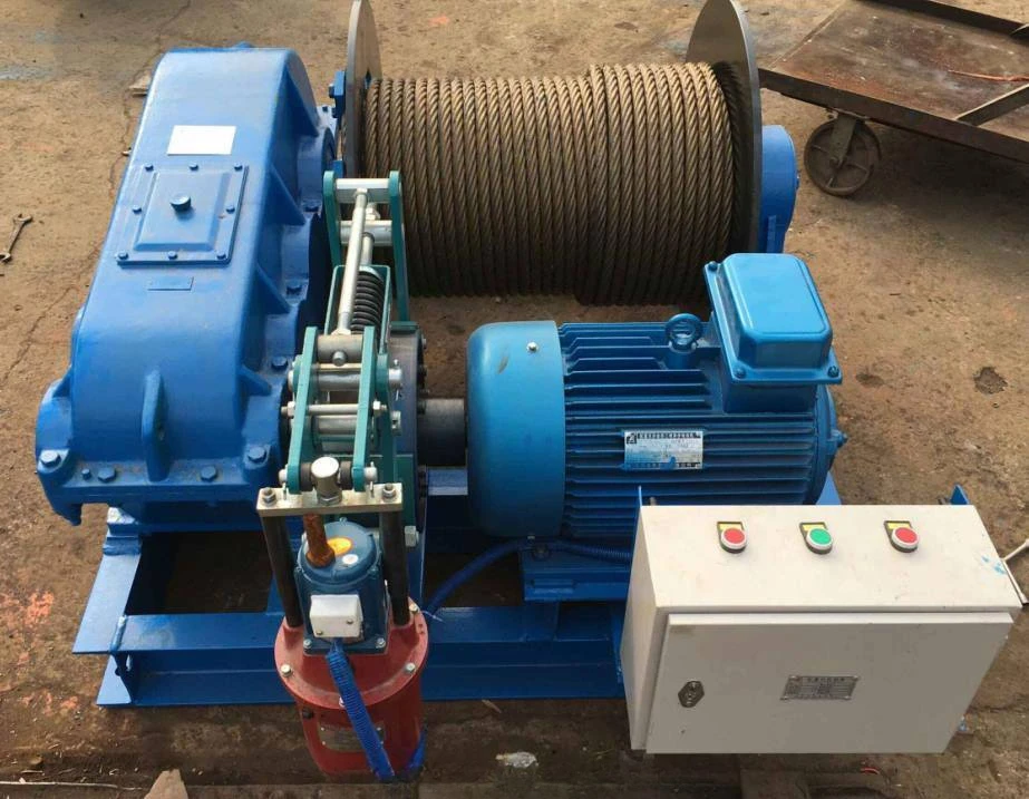 mechanical/ electric cable pulling 20 ton hydraulic winch