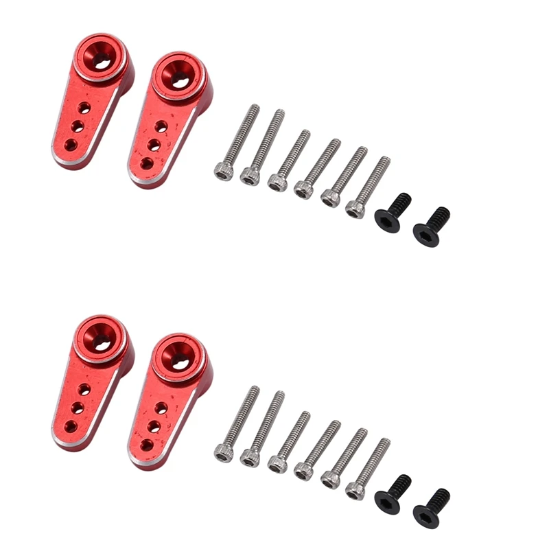 

4 шт., металлический сервогудок 15T EMAX ES08MA для Axial SCX24 1/24 RC Crawler Car Upgrade Parts,2