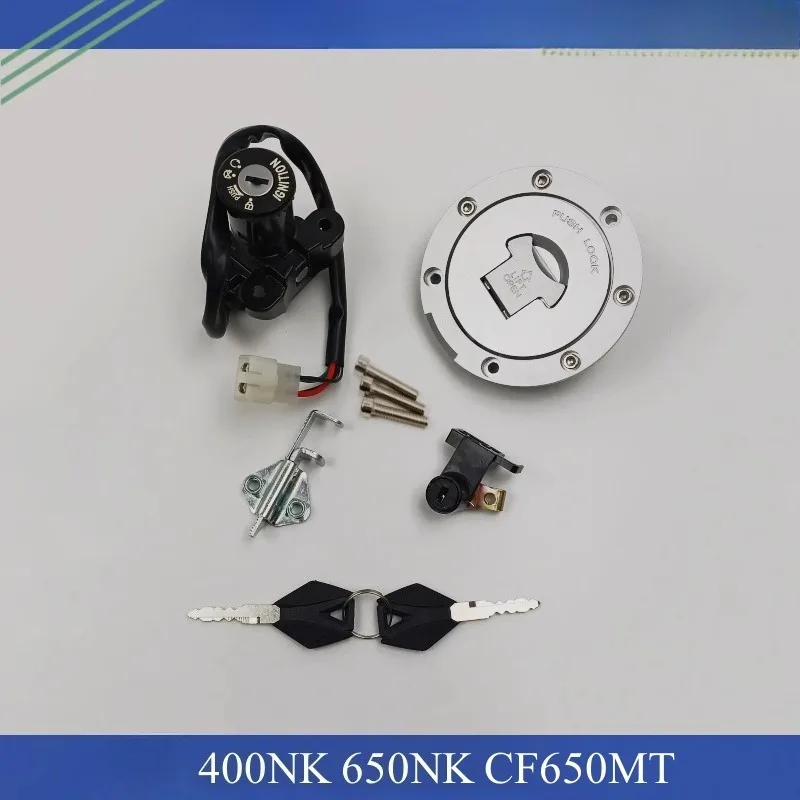 For CFMOTO NK400 NK650 CF650MT Ignition Switch Key Electric DoorFuel Tank Lock