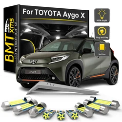 BMTxms 8Pcs Canbus Car Indoor Light Bulb For Toyota Aygo X 2022 2023 Vehicle Dome Trunk License Plate Interior LED Lamp No Error