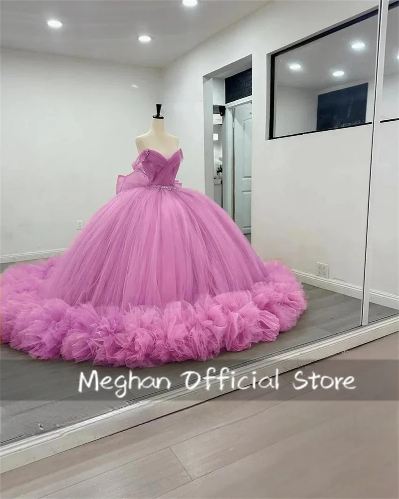 Vestidos de quinceañera rosas para jóvenes, vestidos de fiesta de cumpleaños escalonados, vestido para ocasiones, bata de quinceañera roja personalizada