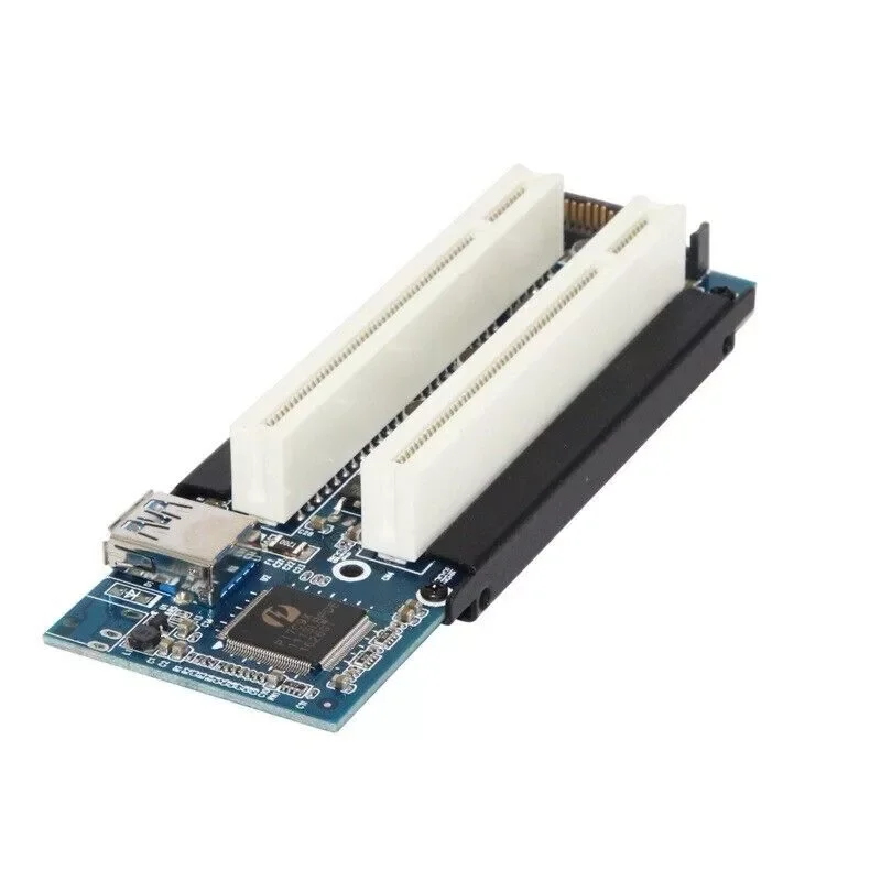 PCIE PCI-E PCI Express X1 to PCI Riser Card Bus Card High Efficiency Adapter Converter USB 3.0 Cable for Desktop PC ASM1083 Chip