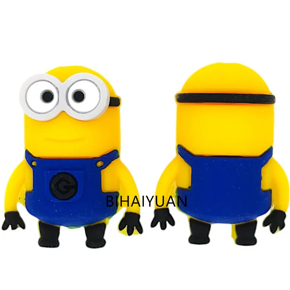 Cartoon Minions focal Silicone beads Teether Jewelry Beads Food Grade For pen Pacifier Chain