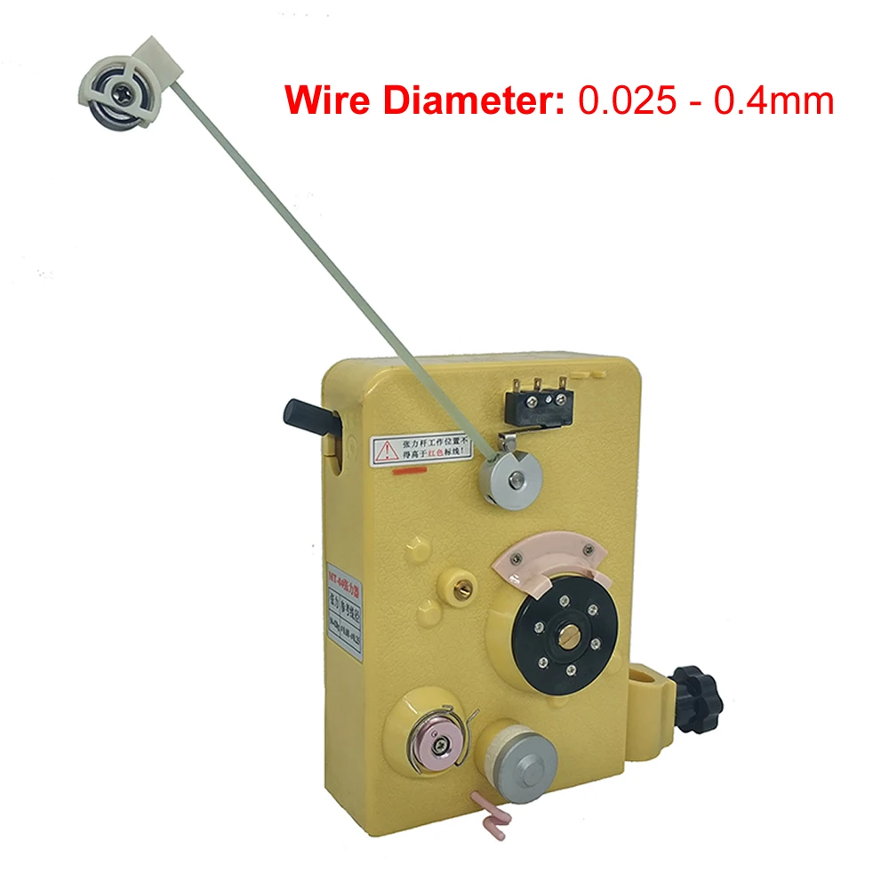 Mechanical Damping Tensioner Tension Controller Coil Winder Winding Machine for Wire Diameter 0.025mm to 0.8mm Range 4-2500g