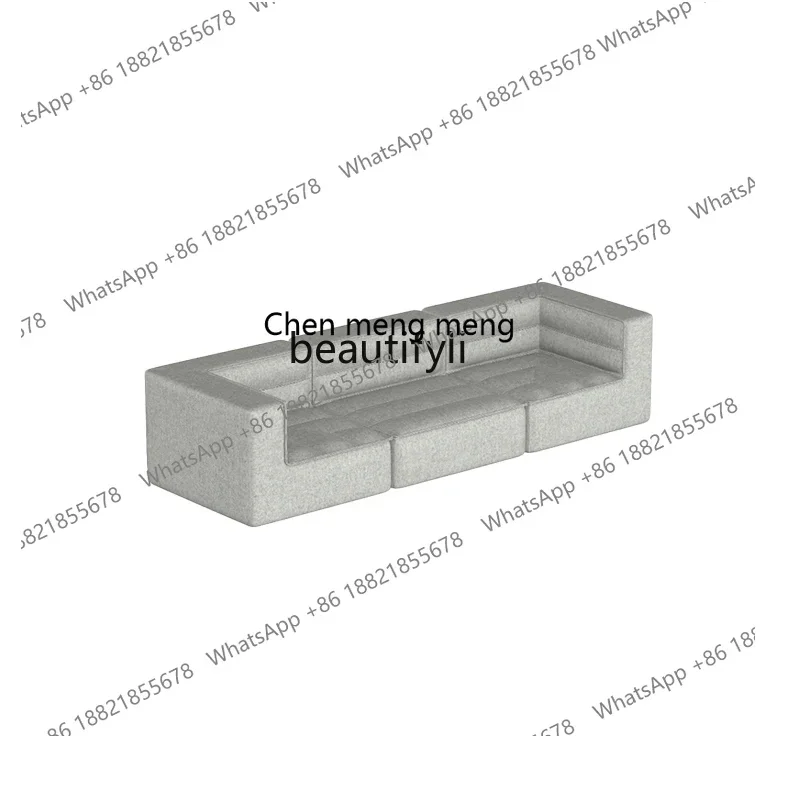 

cc182R Italian fabric living room single-person combination modern simple sofa