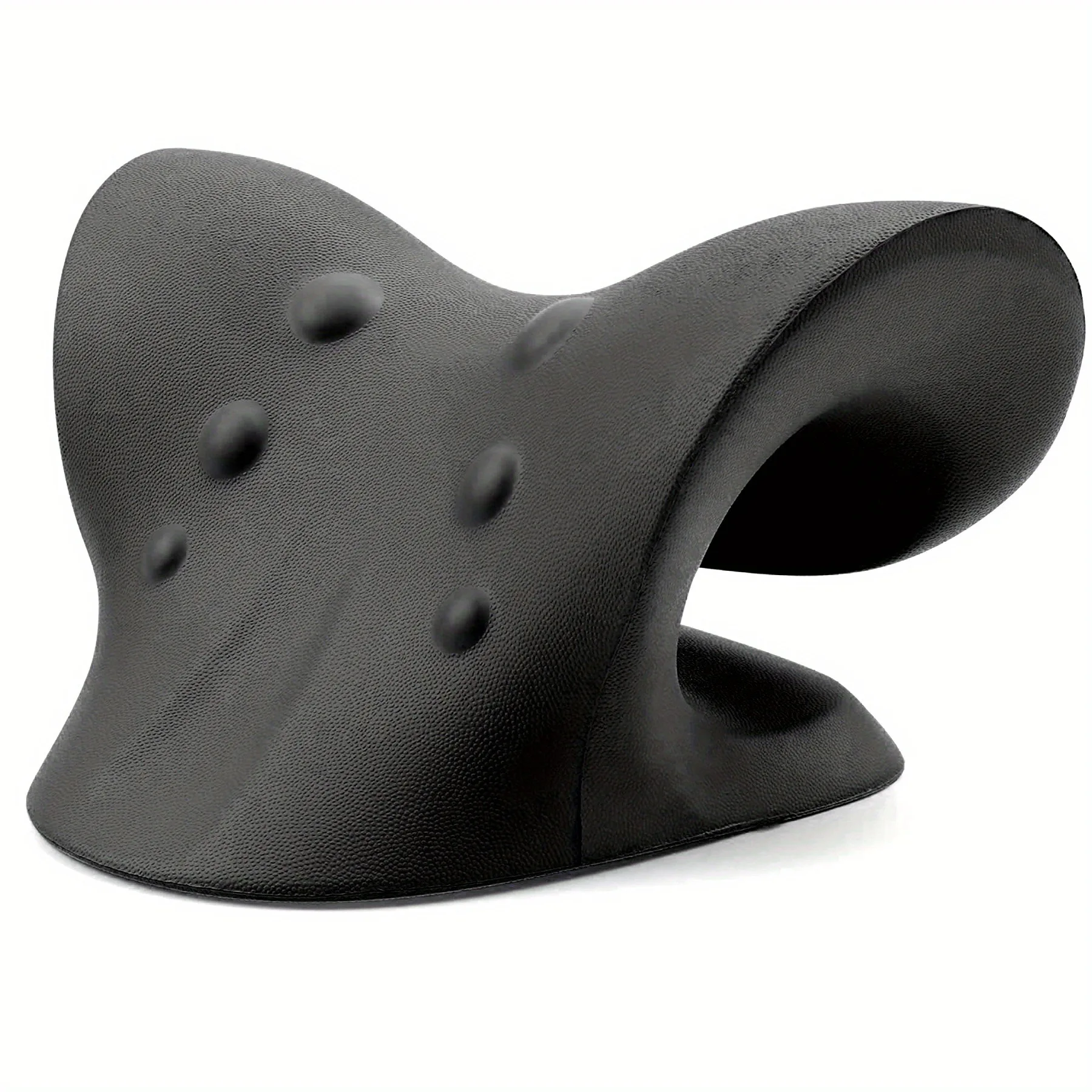 Eva Neck And Shoulder Relaxer, C-Shape Cervical Traction Device, Relax Spine Alignment, Chiropractic Pillow Stretcher Massager