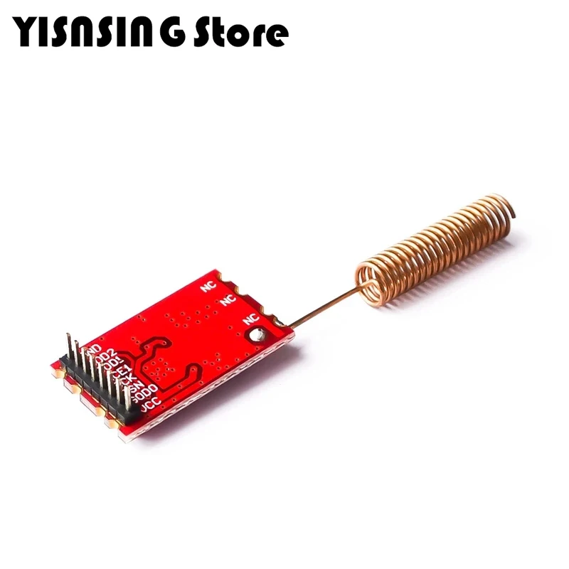 433MHz 868MHz CC1101 10mW Wireless RF Transmitter and Receiver Module NRF905/SX1212/Si4432 Board with Spring Antenna