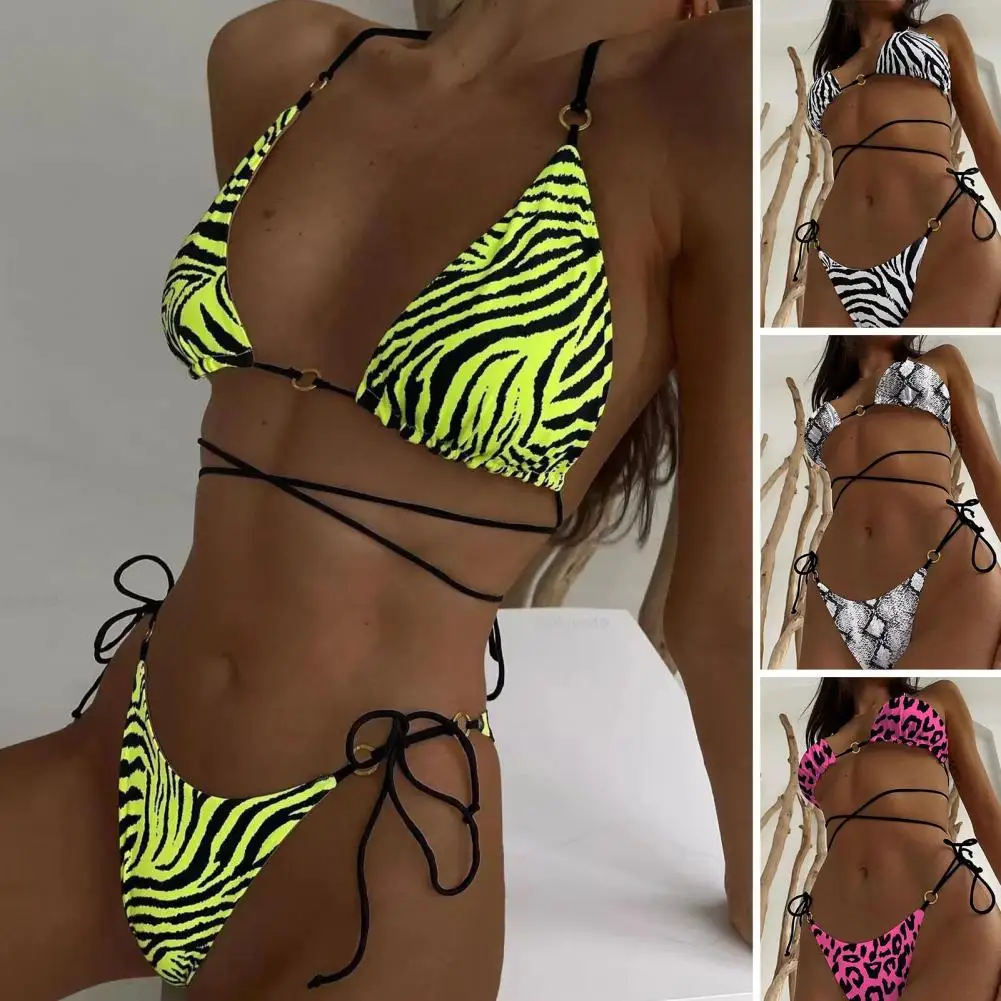 

1 Set Bikini Set Wireless Sexy Split Type Ladies Swimwear Female 2-piece Swimsuit Push-up Monokini Swim Supplies Набор Бикини
