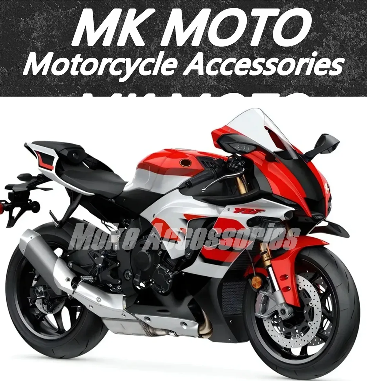 Moke moto Motorcycle Fairings Kit Fit For Yzf R1M R1 2020 2021 2022 2023 Bodywork Set High Quality Abs Injection Red White Black
