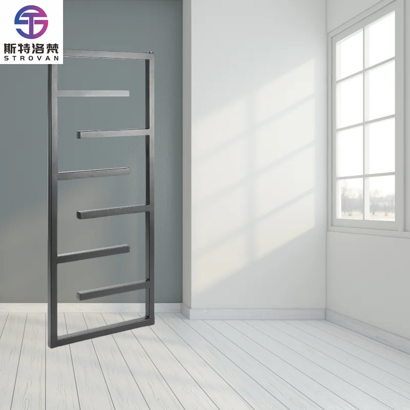 Waterproof Mild Steel High Quality Fashion Design Hydronic Heating Wall-Mounted Towel Heater for Hotels