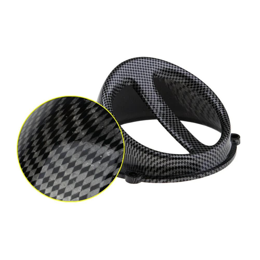 Upgrade Your Ride with Carbon Fiber Fan Cover Air Scoop Cap for Motorcycle Scooter for gy6 50 125cc 150cc Easy Installation