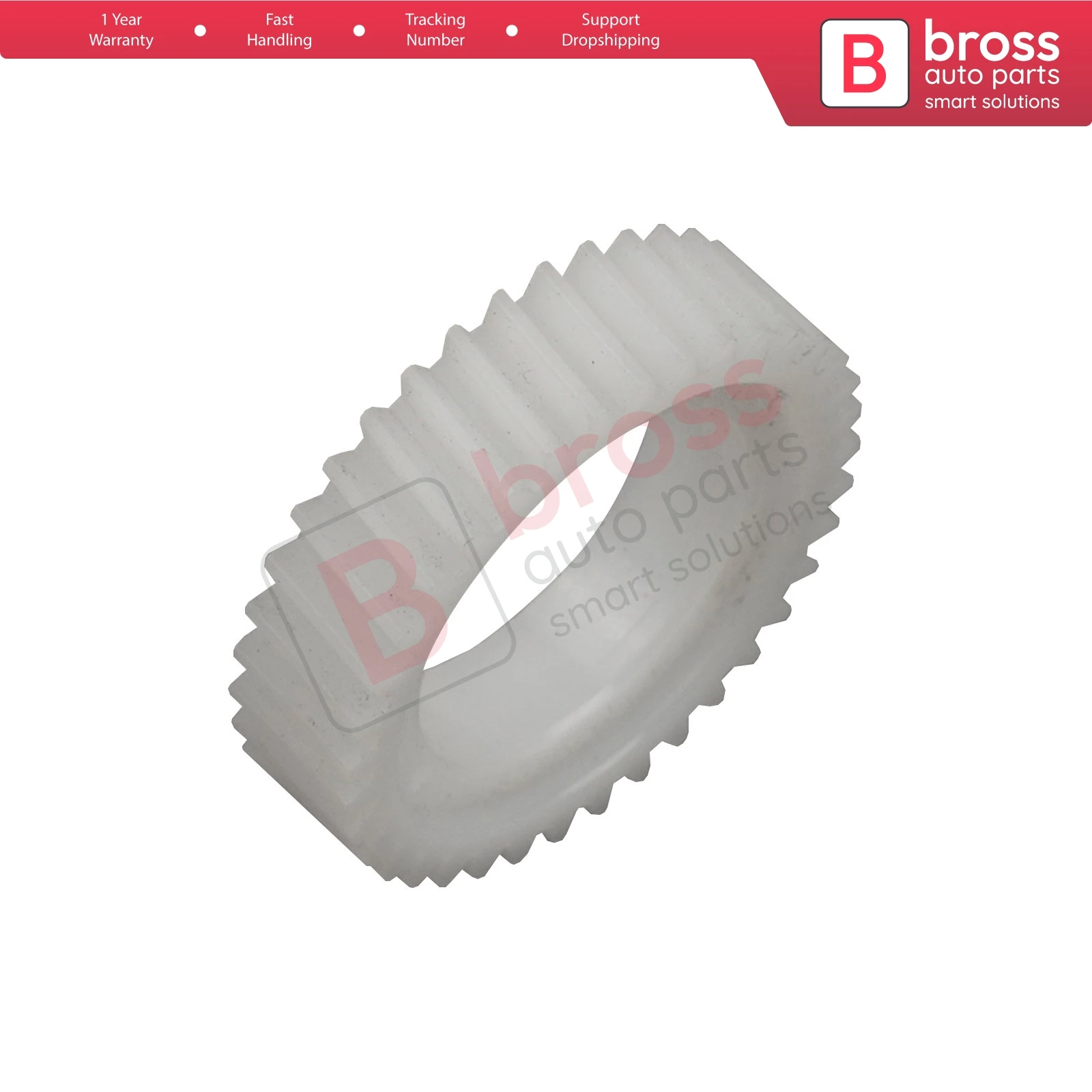 Bross BGE558 Side Mirror Repair Gear For Kia. Outer Diameter: 30.25 mm. Inner Dia: 18.60 mm Thickness: 7.60 mm. Teeth Number: 37