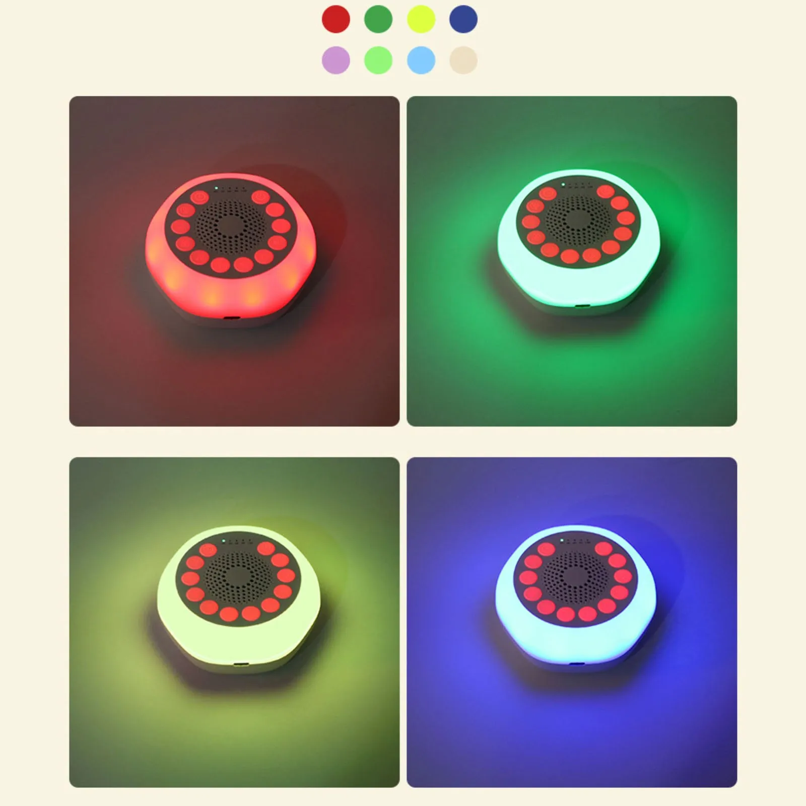 ضوء ليلي للأطفال، مصباح ليلي للحضانة للرضاعة الطبيعية، جهاز نوم الضوضاء، ضوء ليلي دافئ، رعاية العين، تصميم سهل الوجه، M