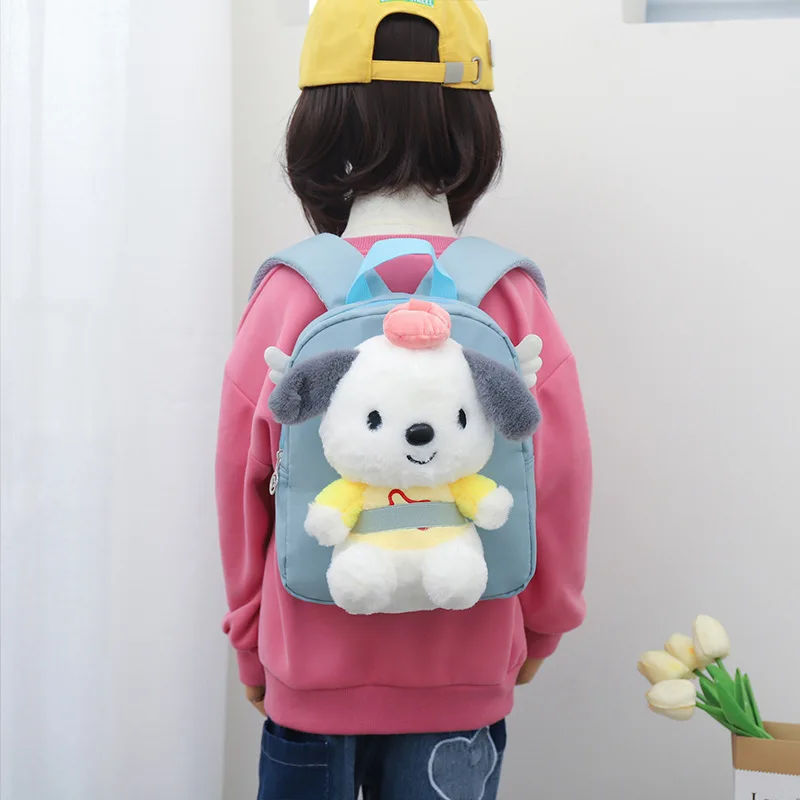 2024 Creative Cartoon Plush Puppy kids backpack High Quality Nylon Children backpacks Smlall girls bag for kindergarten