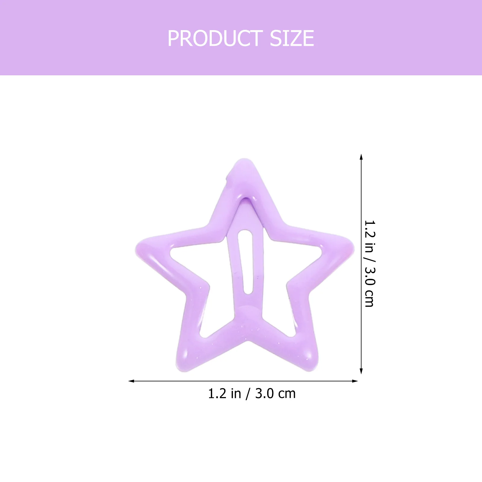 10 قطعة مقاطع شعر على شكل نجمة للأطفال مشابك معدنية إكسسوارات شعر للأطفال الصغار للاستخدام اليومي مقاطع نجوم مشابك للأطفال الصغار