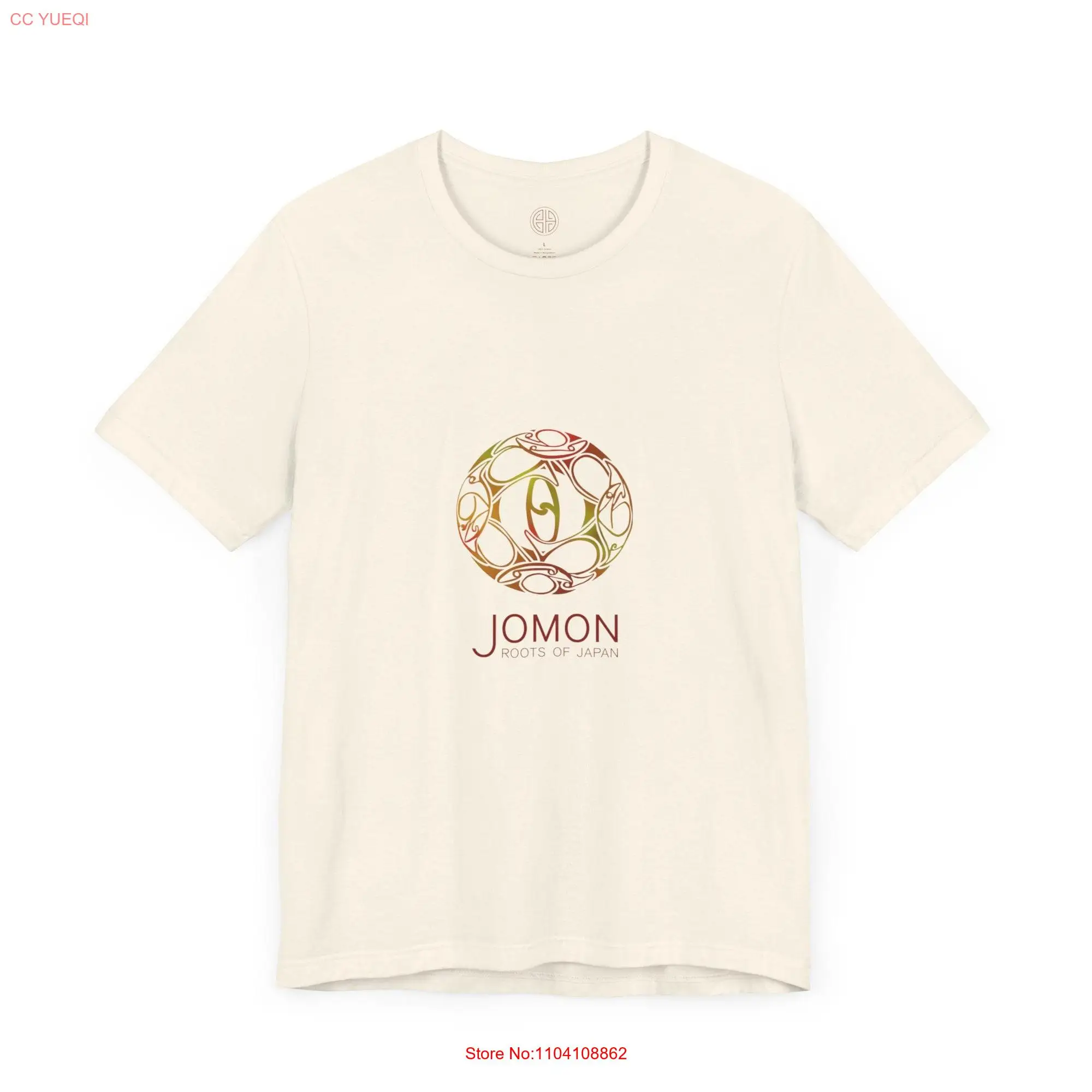 Jomon Japanese T Shirt Ancient Japan Period Folk Art Design Print Streetwear History Archeology  long or short sleeves